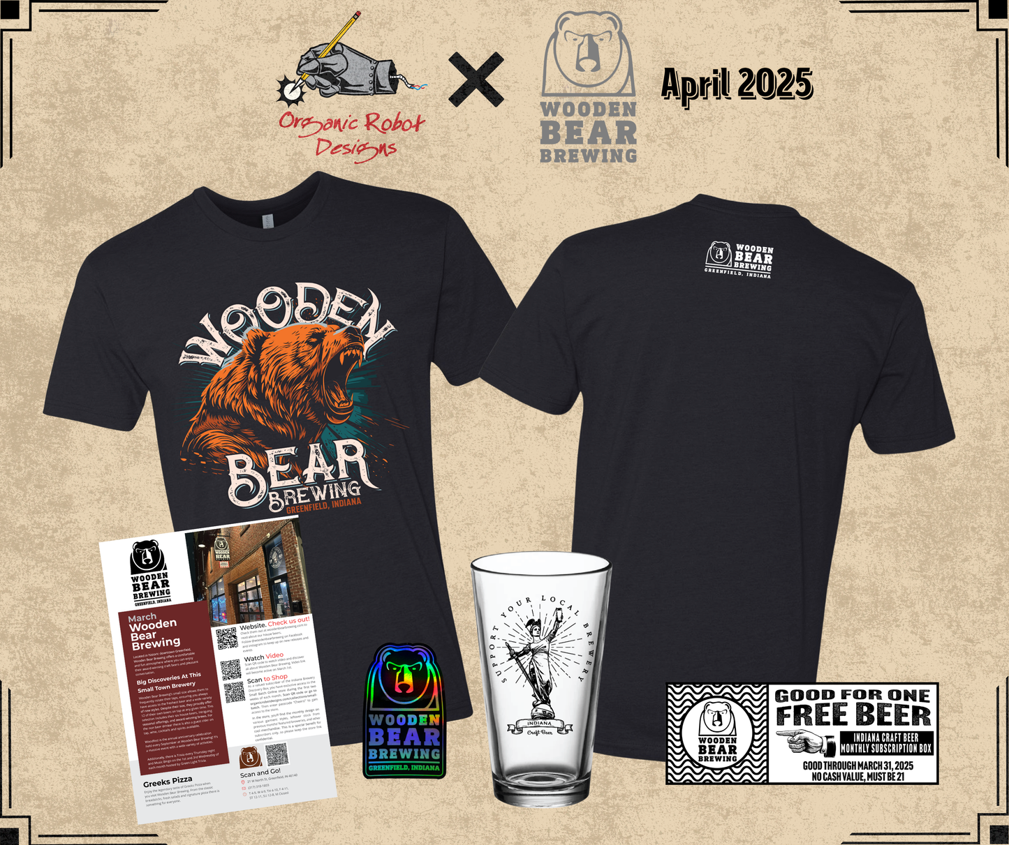 Indiana Brewery Craft Beer Discovery Box