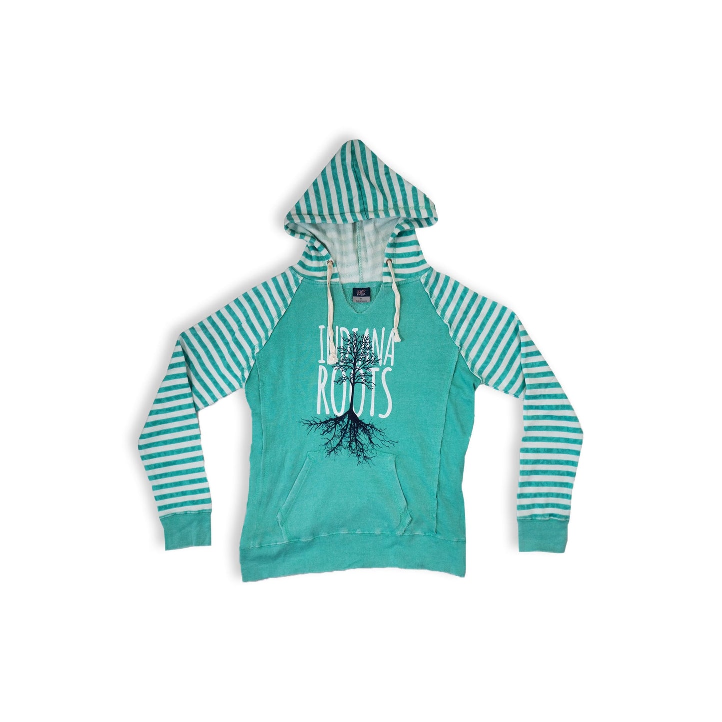 Indiana Roots Ladies Hoodie with stripes -Free Shipping!