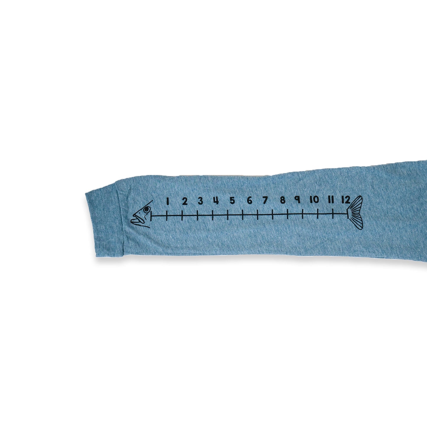 Cotton Fishing Shirt With Ruler To Measure Fish-Unisex-Freshwater Fish