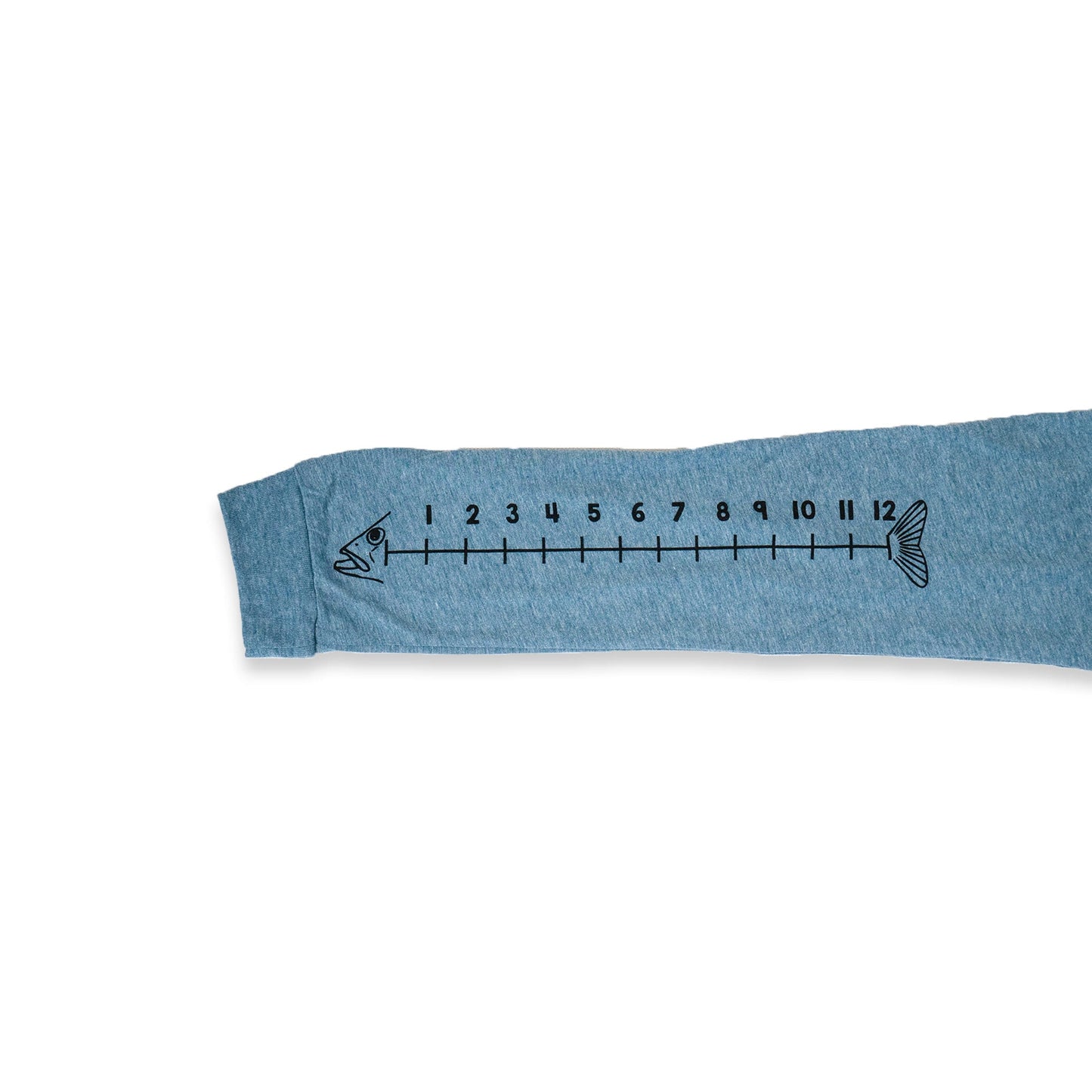 Ocean Fish Shirt (Saltwater fishing) With Ruler To Measure Fish-Unisex