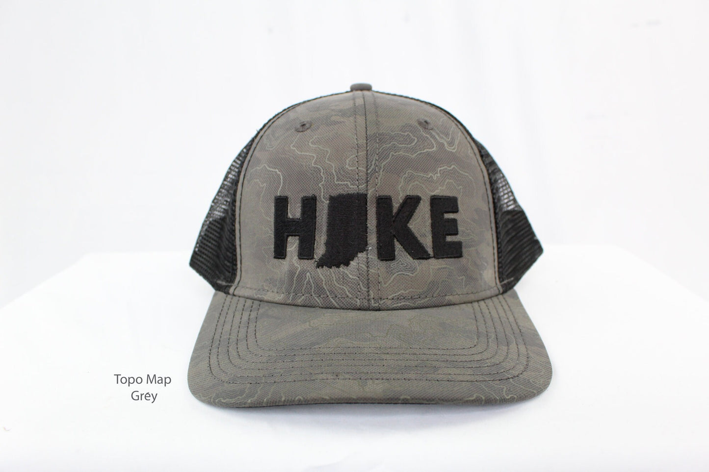 DRI DUCK - Topo Map Trucker Cap - Hike Indiana