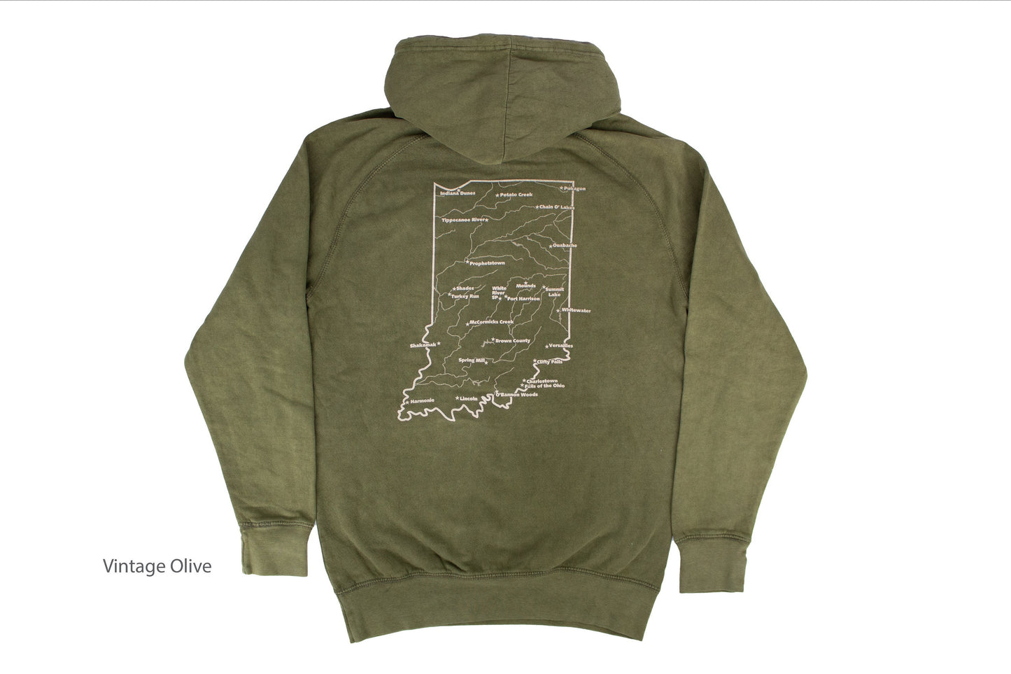 Take A Hike at an Indiana State Park Hooded Sweatshirt