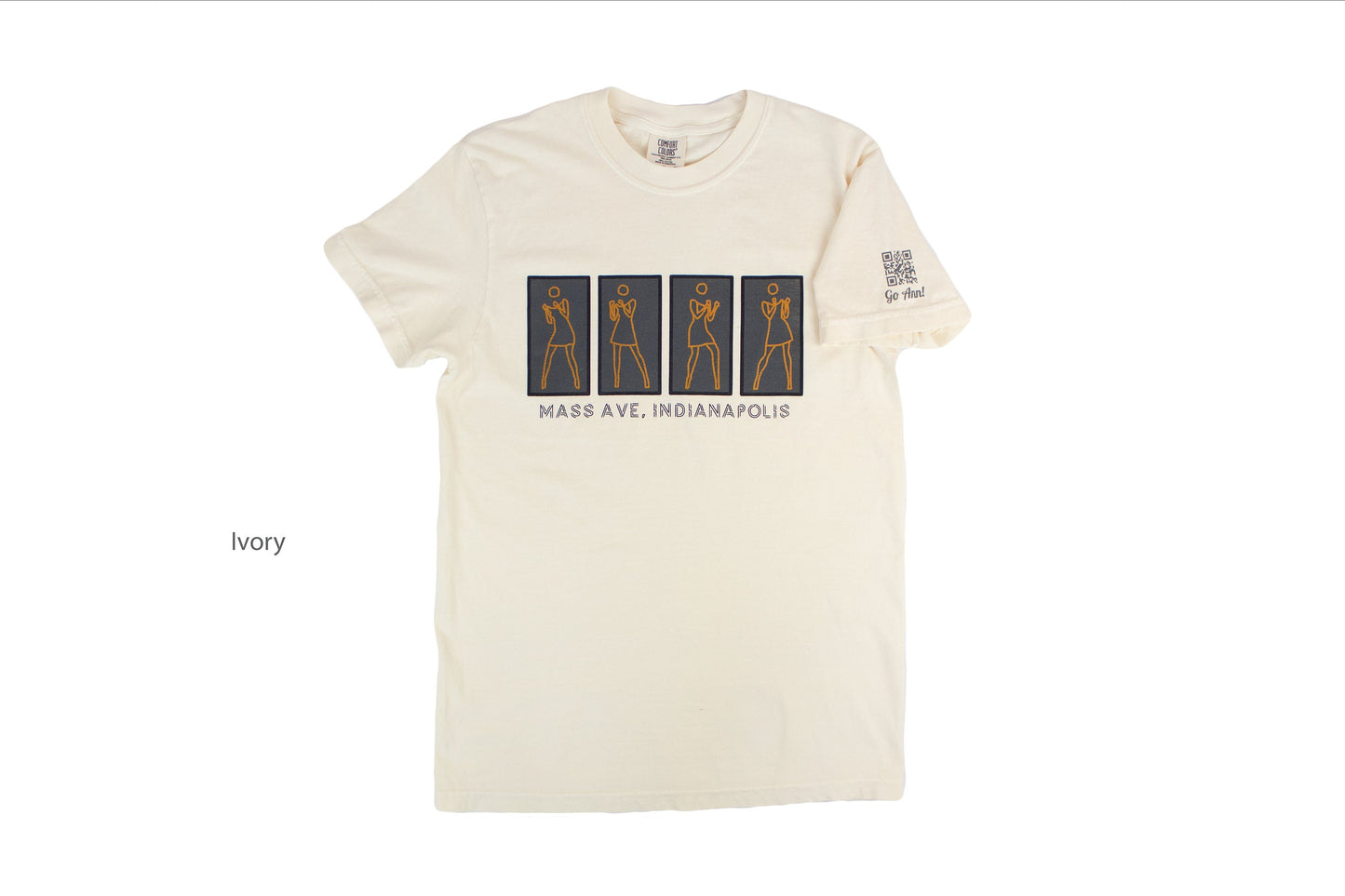 Mass Ave Dancing Ann-Indianapolis IN T-shirt