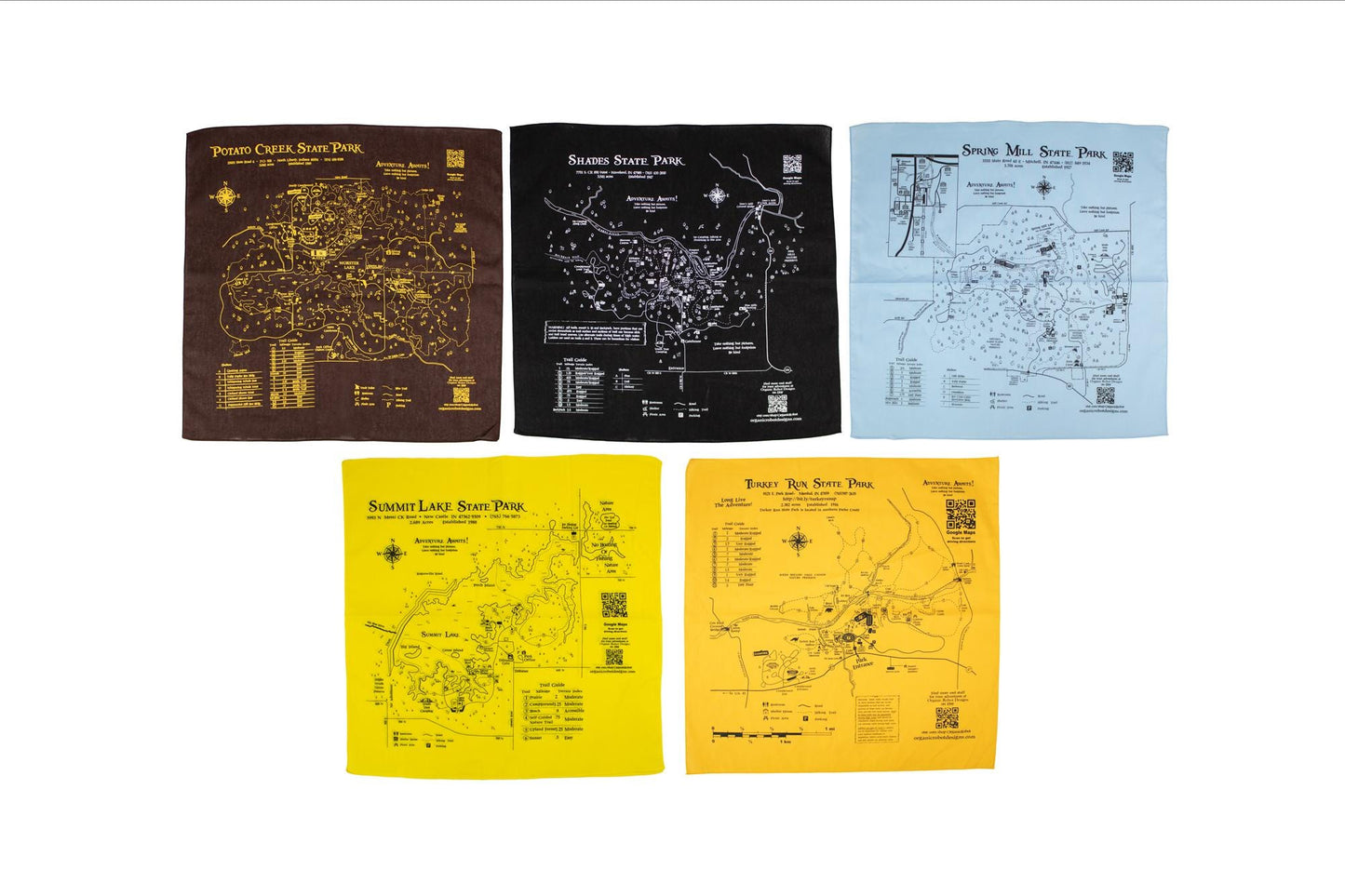 Indiana State Parks Bandanas