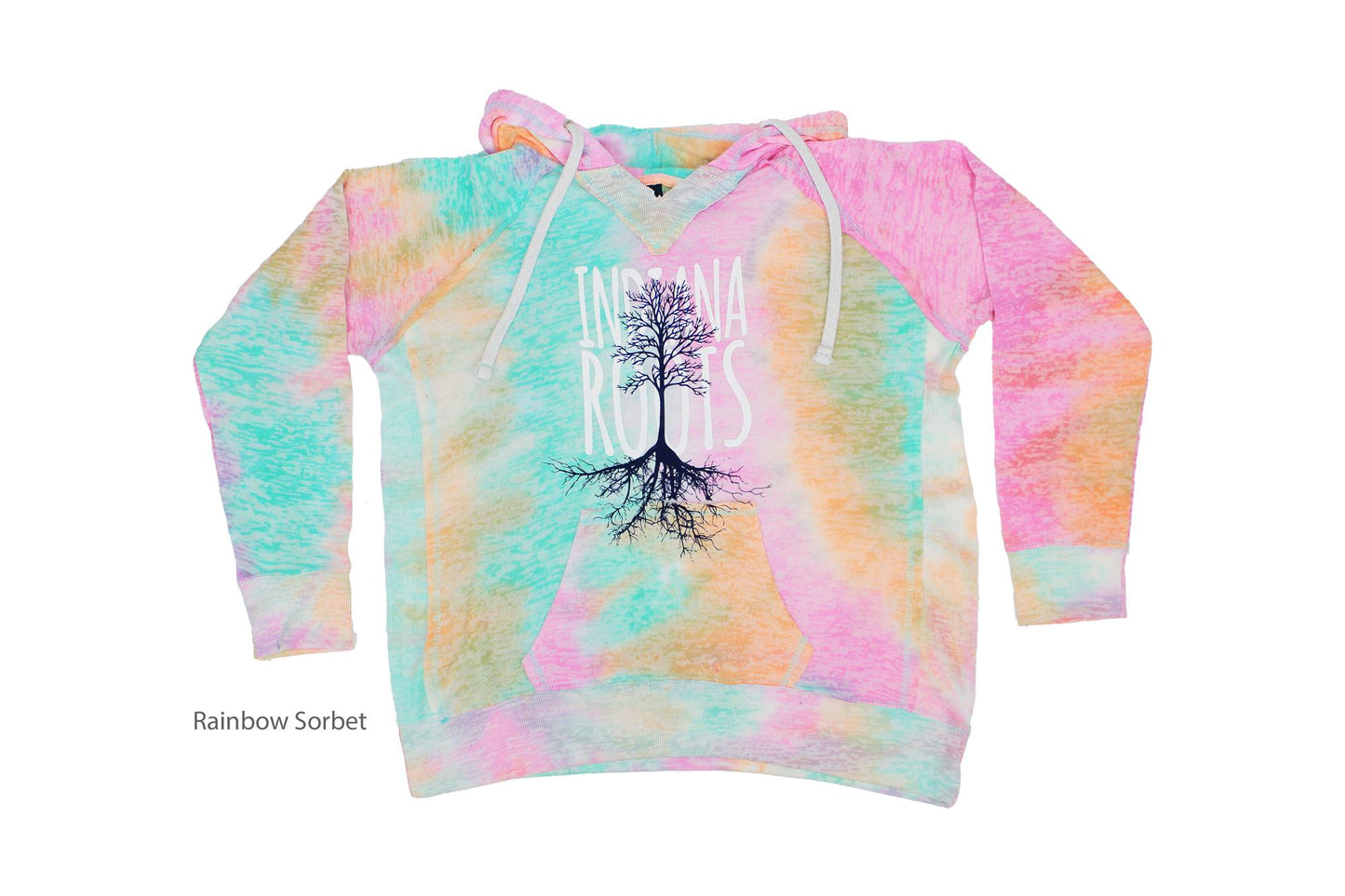 Indiana Roots Ladies Hoodie with stripes -Free Shipping!